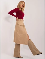 Spódnica EM SD model 22293636 camelowy - FPrice