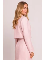 M853 Oříznuté sako - broskvové