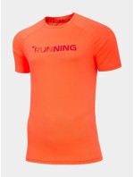 Pánské běžecké tričko  Neon oranžová  model 19738388 - 4F