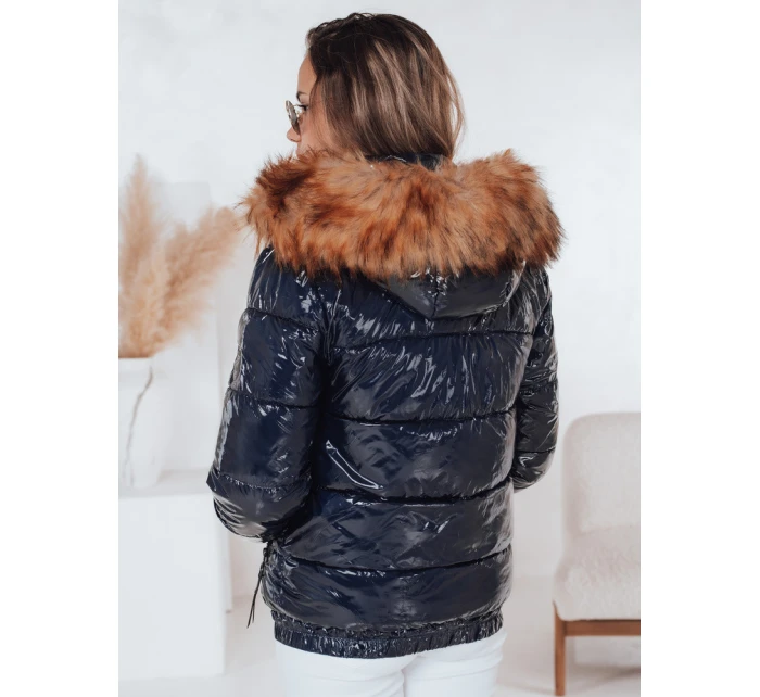 Dámská zimní bunda s kapucí MELANI navy blue FashionStreet TY4487