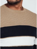 Pánský tmavě modrý svetr FashionStreet WX2284