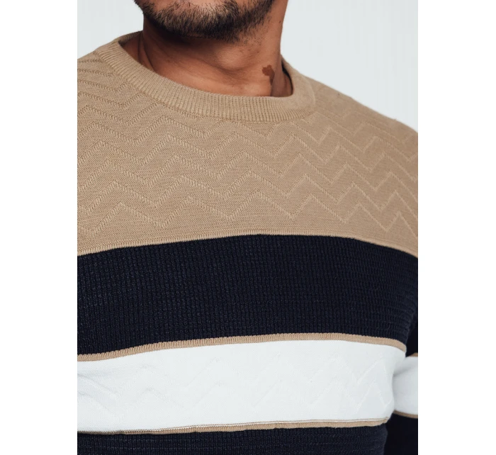 Pánský tmavě modrý svetr FashionStreet WX2284