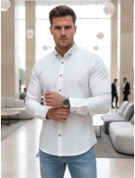 Koszula męska slim fit  biała model 22007695 - FashionStreet