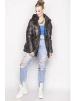 Černá dámská péřová bunda (ag6-26) Černá dámská péřová bunda (ag6-26)