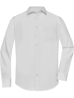 Daiber JN 678 Popelínová košile s dlouhým rukávem 02.0678 light grey
