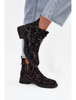 obuv z přírodního semiše na nízkém podpatku model 21713893 - D&A obuv z přírodního semiše na nízkém podpatku model 21713893 - D&A