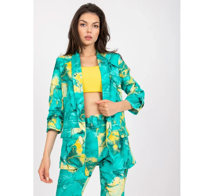 Dámské sako DHJ MA 7684A 1.22X tyrkysové