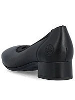 Dámské kožené lodičky 43452-00 černé - Rieker Dámské kožené lodičky 43452-00 černé - Rieker