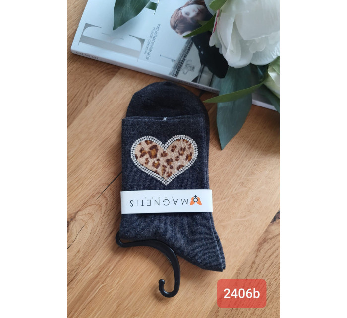 Dámské ponožky s aplikací 2406B