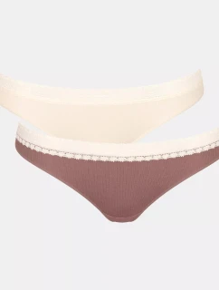 sloggi GO Ribbed R Brazil C2P - BROWN - SLOGGI BROWN - SLOGGI