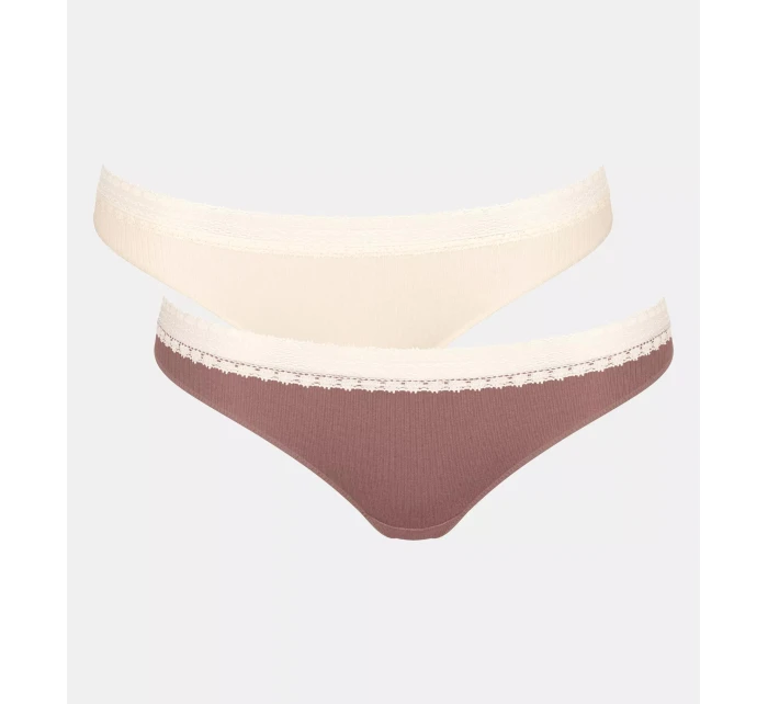 sloggi GO Ribbed R Brazil C2P - BROWN - SLOGGI BROWN - SLOGGI