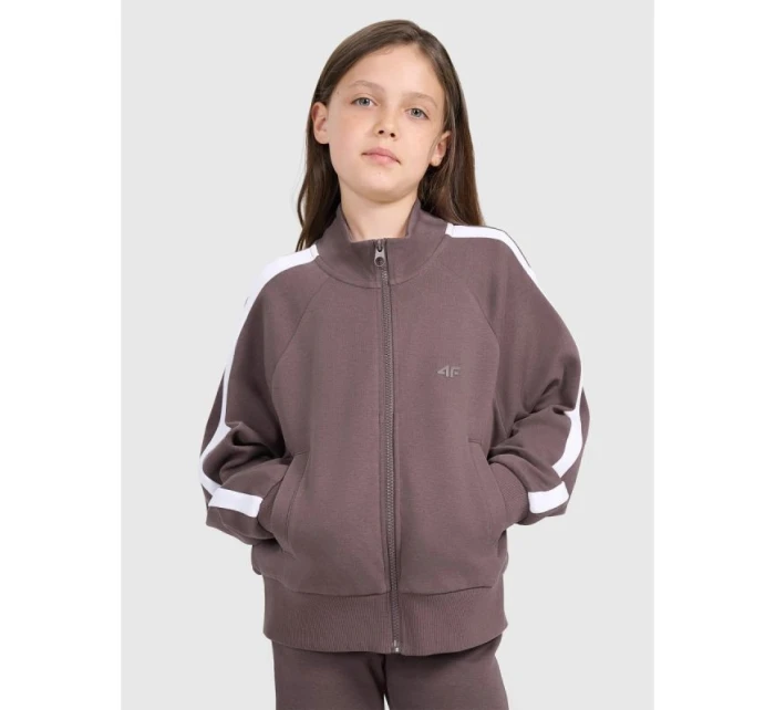 Dívčí mikina s kapucí model 21730562 - 4F