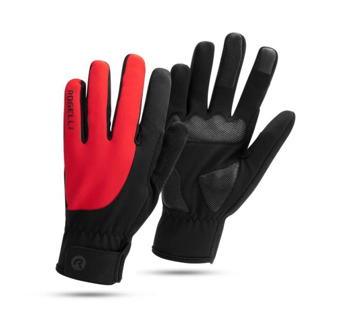 Zimní rukavice Rogelli CORE černá/červená 2XL