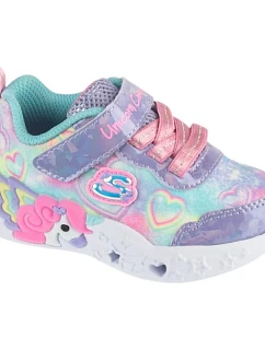 Skechers Unicorn Charmer – Lil Heart Sparkles 303064N-LVMT Fialové 21