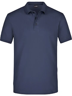 JN 710 Pánské elastické piqué polo model 22488623 navy - Daiber
