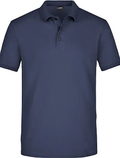 Daiber JN 710 Pánské elastické piqué polo 02.0710 navy