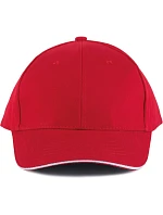 KP 011 6 Panelová sandwich kšiltovka red/white model 22460985 - K-up KP 011 6 Panelová sandwich kšiltovka red/white model 22460985 - K-up