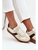 Dámské tenisky na platformě béžové model 21711957 - Boto Dámské tenisky na platformě béžové model 21711957 - Boto