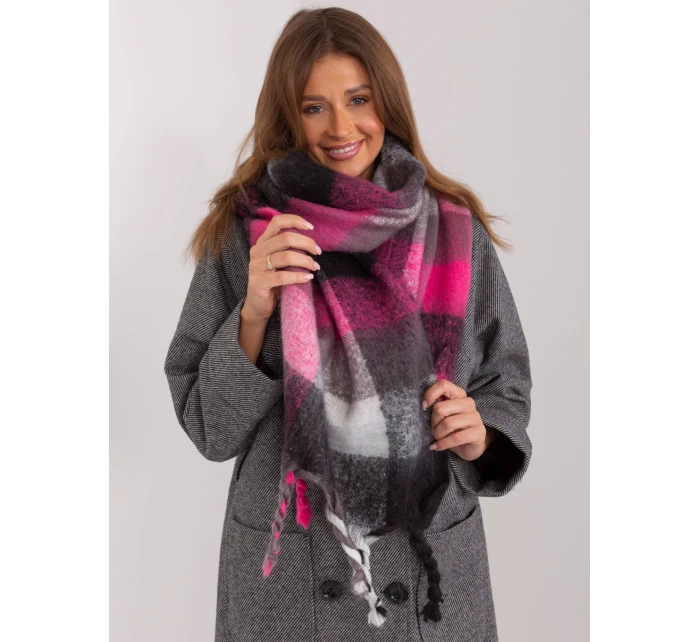 Szalik AT SZ model 21305628 czarno różowy - FPrice