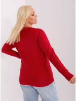 Sweter PM SW PM 3006+1.11 czerwony