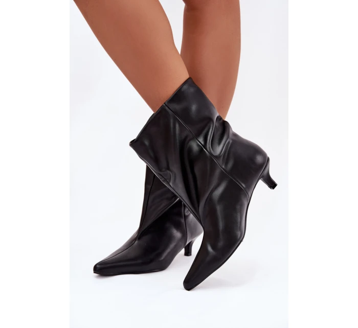 Boty na podpatku model 221935 Step in style Boty na podpatku model 221935 Step in style