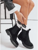 Dámské semišové černé kozačky MADDEN FashionStreet ZY0410