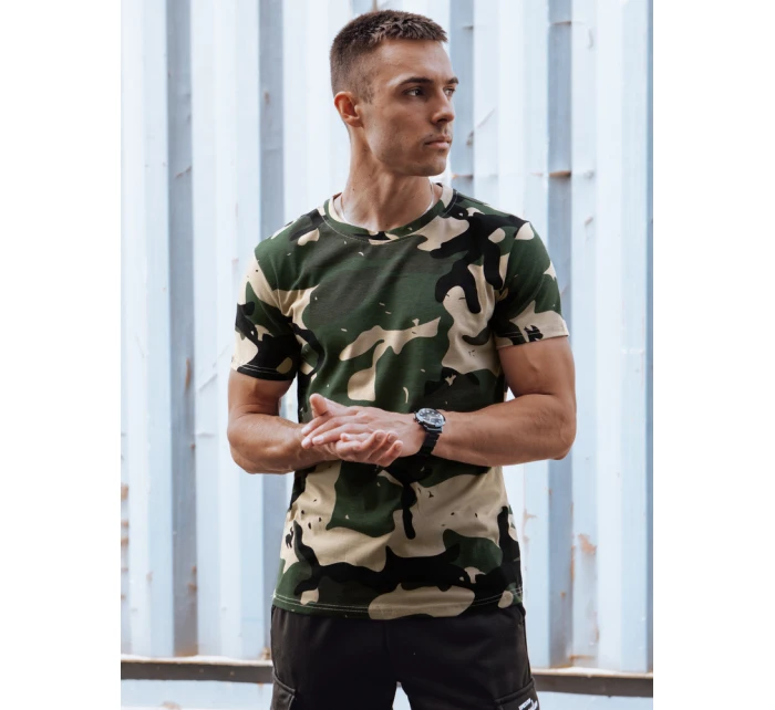 Pánské khaki moro tričko Dstreet model 21978155 - FashionStreet