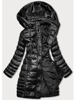 Lehká černá dámská prošívaná zimní bunda (Z2780-1)
