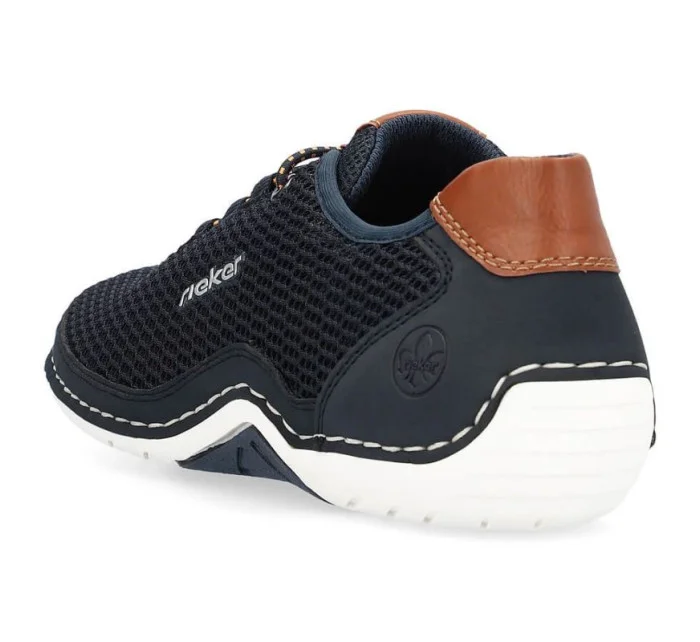Pohodlné polobotky Rieker M RKR666 navy blue