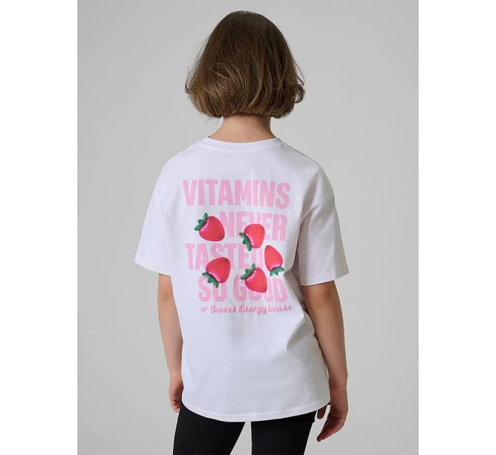 Dívčí volné tričko s potiskem 4F model 22088574 - Hikvision