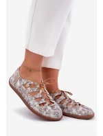 Kožené Baletky S Výřezy Maciejka 06835-25/00-1 Zlaté