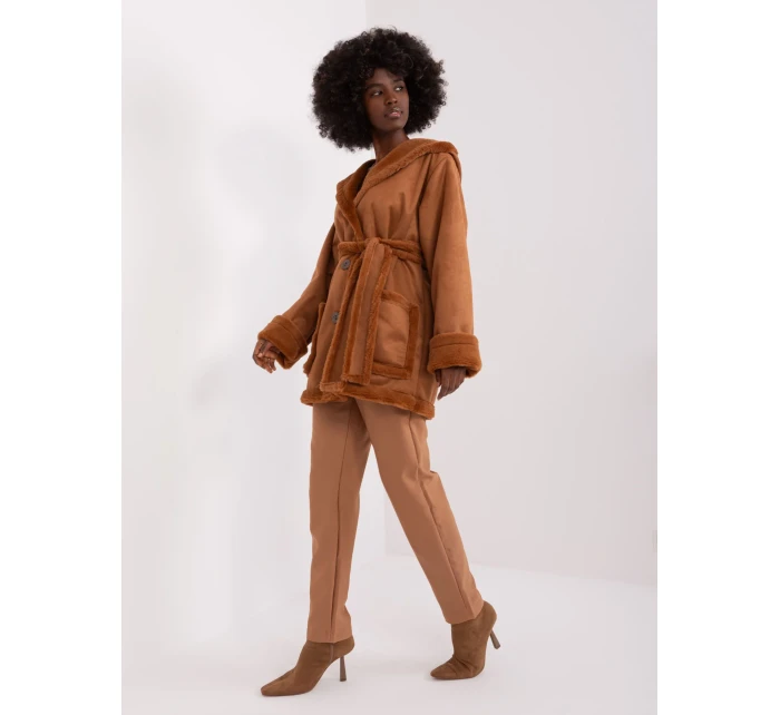 LK KR 509459 bunda.96P světle hnědá