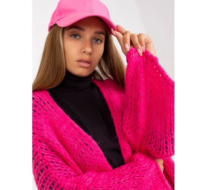 Dámský svetr TW SW BI M2202 fluo růžový