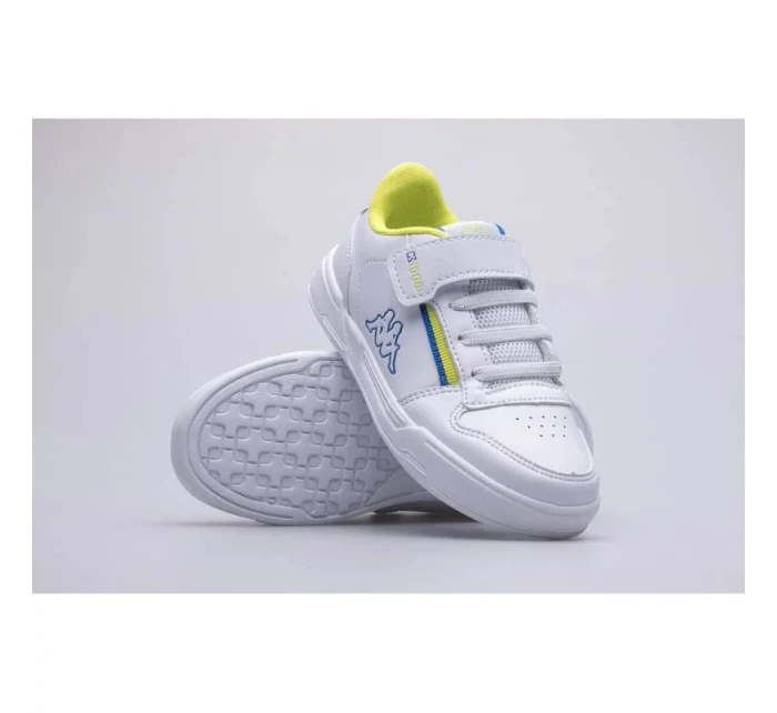 Dětské boty Marabu II K Jr 260817K-1060 Bílá se žlutou - Kappa Dětské boty Marabu II K Jr 260817K-1060 Bílá se žlutou - Kappa