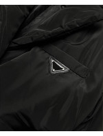 Lehká černá dámská bunda s páskem model 15846298 - Ann Gissy