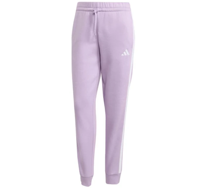 Dámské kalhoty adidas Essentials 3-Stripes Fleece Slim růžové JY3097 dámské Dámské kalhoty adidas Essentials 3-Stripes Fleece Slim růžové JY3097 dámské