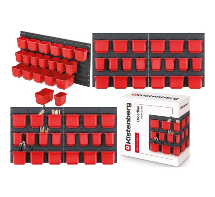 PRACOVNÍ STŮL SE SADOU 20 KONTEJNERŮ ORDERLINE KISTENBERG