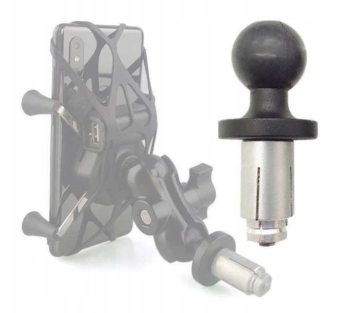 Držák a nabíječka telefonu FreedConn MC7C + držák na rám hlavy BM2R