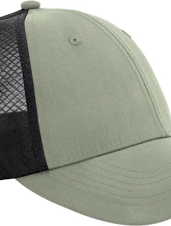 Beechfield B 644R 6 panelová Trucker kšiltovka "Technical Mesh" 53.644R fresh green/black