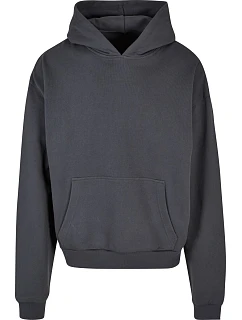 Build your Brand BY 162 Mikina s kapucí z těžké bavlny "Ultra Heavy" 56.0162 dark grey