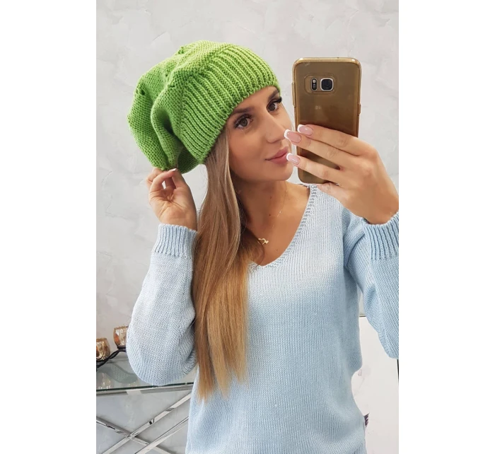Dámská čepice Ingrid K371 pistácie Dámská čepice Ingrid K371 pistácie