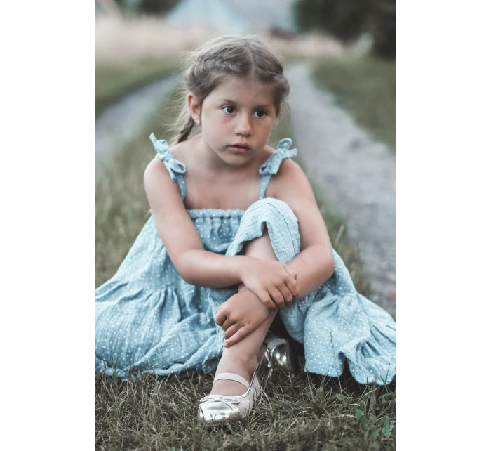 Dětské baletky s mašlí Zlaté Jellema Dětské baletky s mašlí Zlaté Jellema