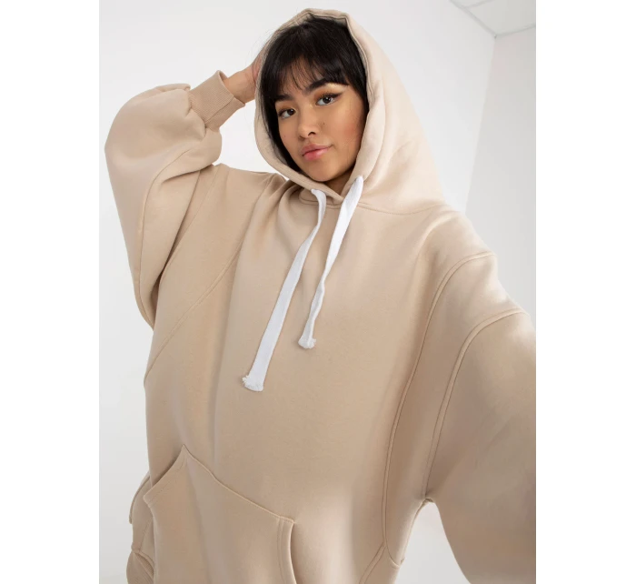 Dámská mikina EM BL model 18116315 béžová - FPrice Dámská mikina EM BL model 18116315 béžová - FPrice