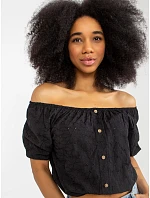 Bluzka LK BZ model 22317427 czarny - FPrice Bluzka LK BZ model 22317427 czarny - FPrice