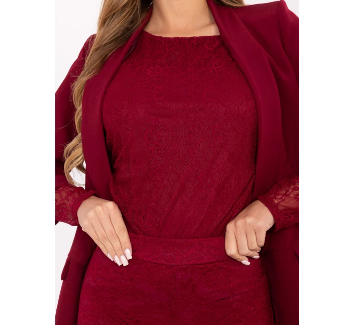 Bluzka MI BZ model 21480270 bordowy - FPrice