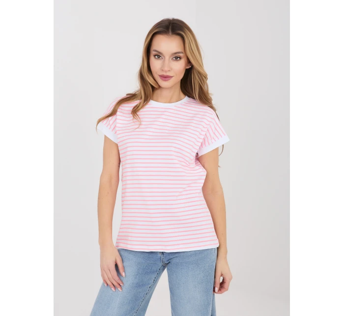 RV tričko TS A1125.85 bílo-růžová