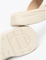 Klasické Jasnobeżowy nazouváky dámské platforma Klasické Jasnobeżowy nazouváky dámské platforma