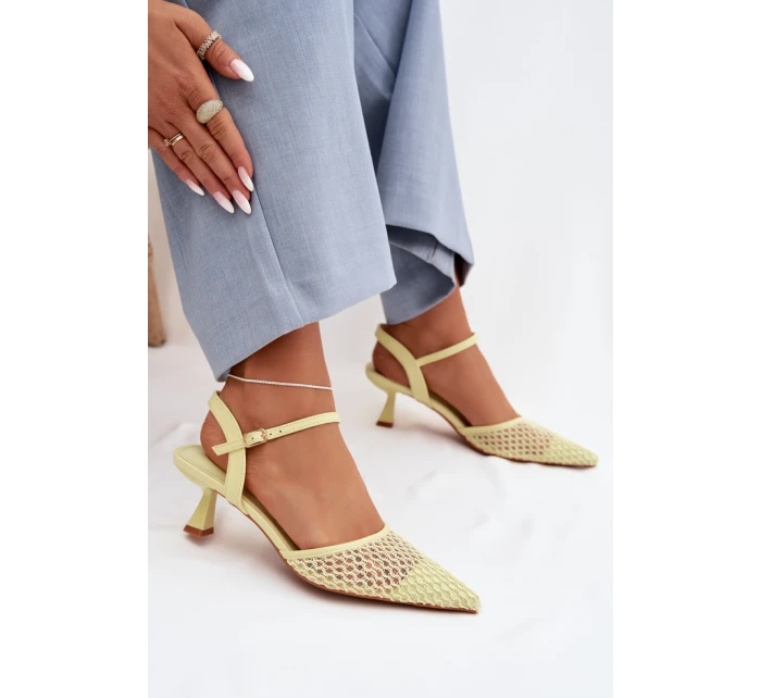 Sandály na podpatku  model 225216 Step in style