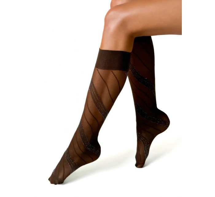 model 21794352 Lurex 15 den podkolenky - Veneziana model 21794352 Lurex 15 den podkolenky - Veneziana