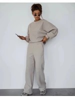 Béžový dámský komplet s  mikina a kalhoty model 21470475 - Moon